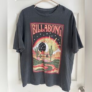 Billabong Gray Crew Neck Tee
